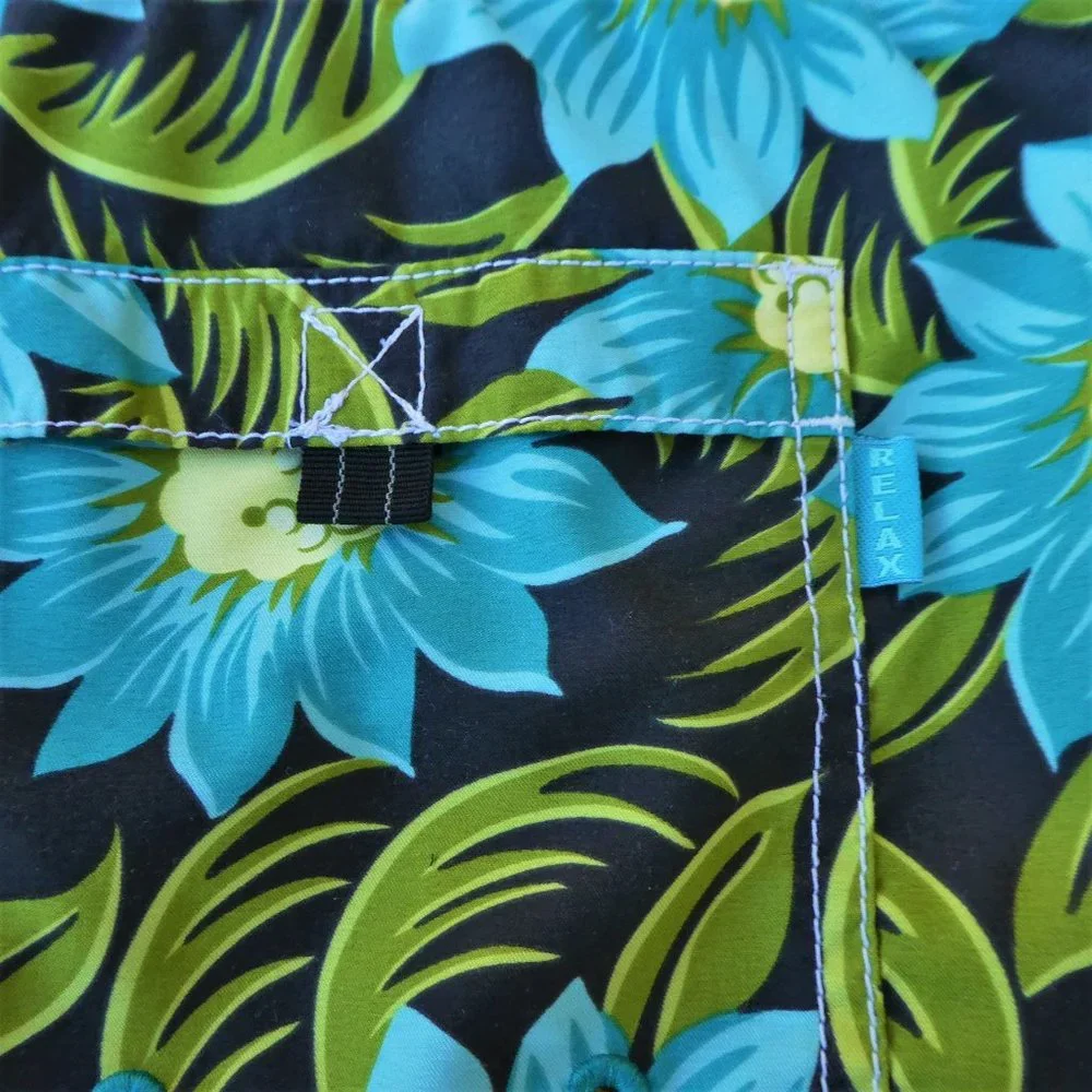 Tommy Bahama Mens Swim Trunks Shorts Copyrighted Hawaiian Print Mesh Liner XL